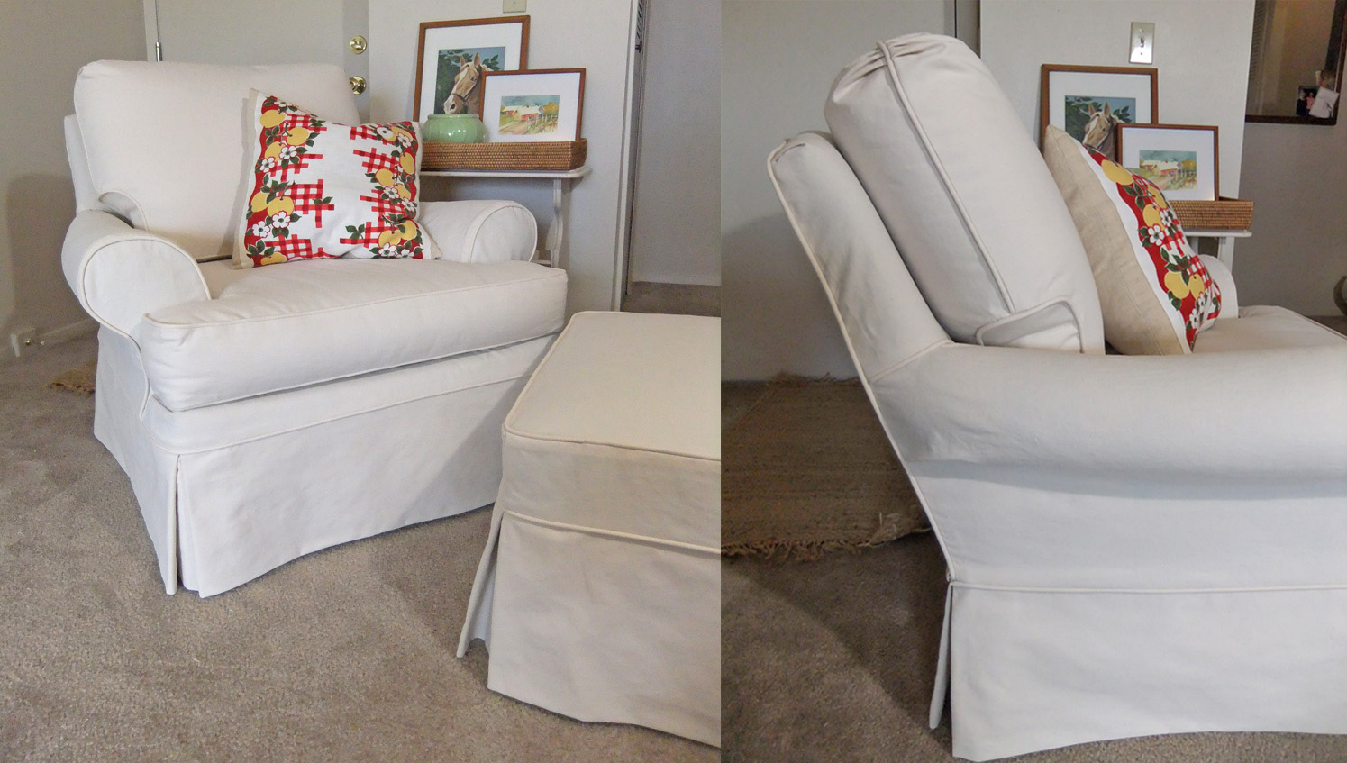 Cotton Canvas Slipcovers by Karen Powell