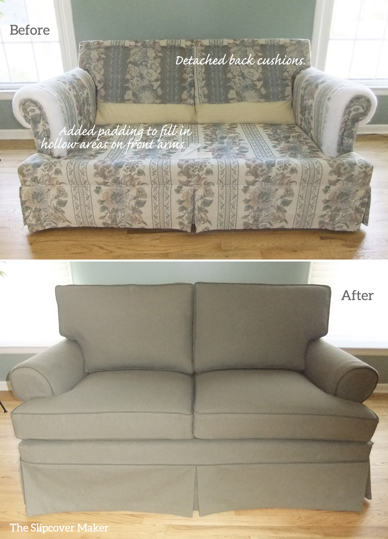 Denim Slipcover for Ethan Allen Loveseat