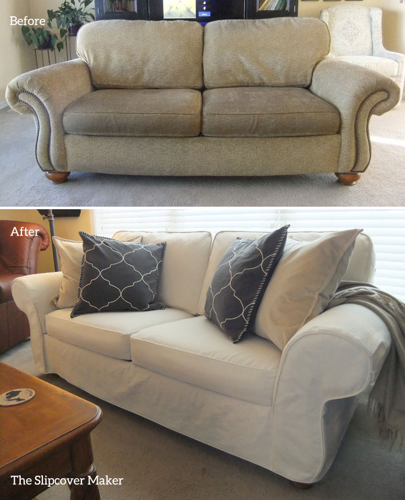 Slipcover Makeover for Flexsteel Furniture The Slipcover Maker