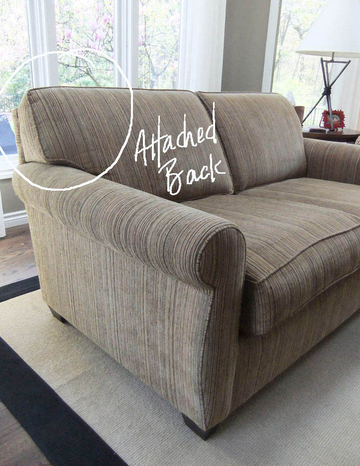 Tailored Slipcover for Loveseat with Attached Back – The Slipcover Maker