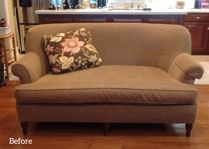 Upholstered-Loveseat-with-Bench-Cushion