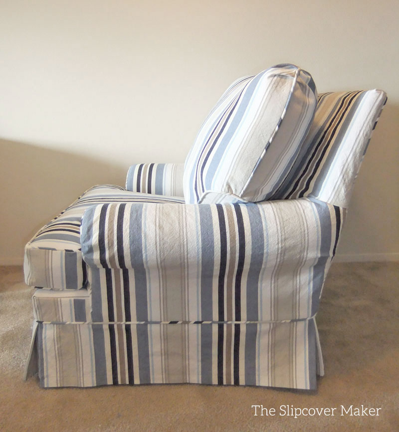 striped recliner slipcover