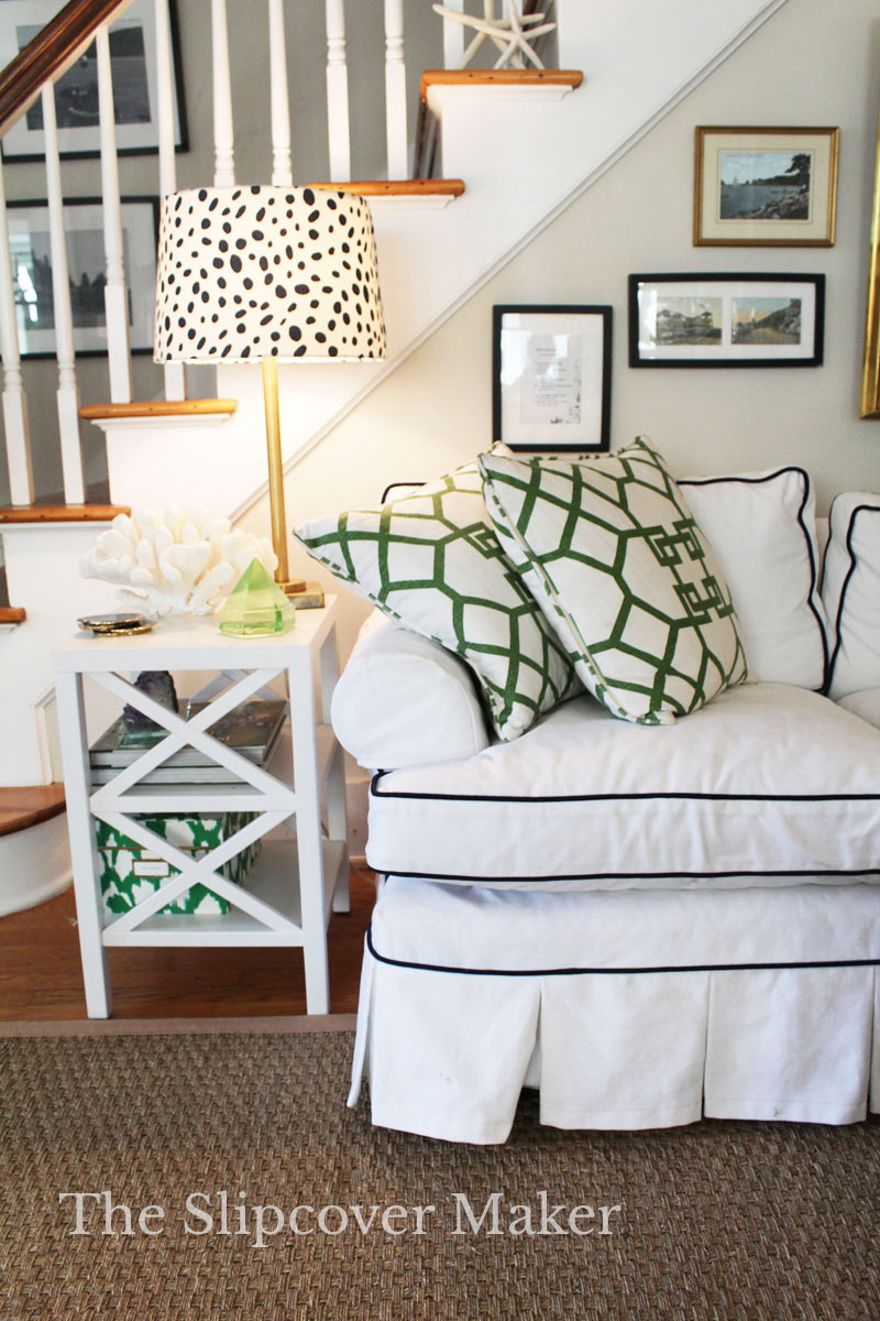 How I Clean White Slipcovers - Shades of Blue Interiors