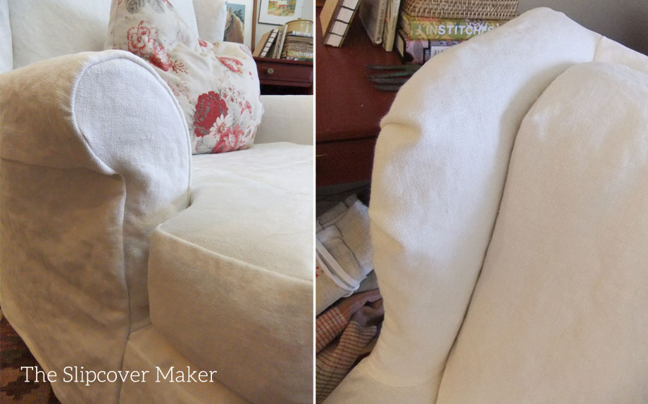 Loose Fit Linen Chair Slipcover