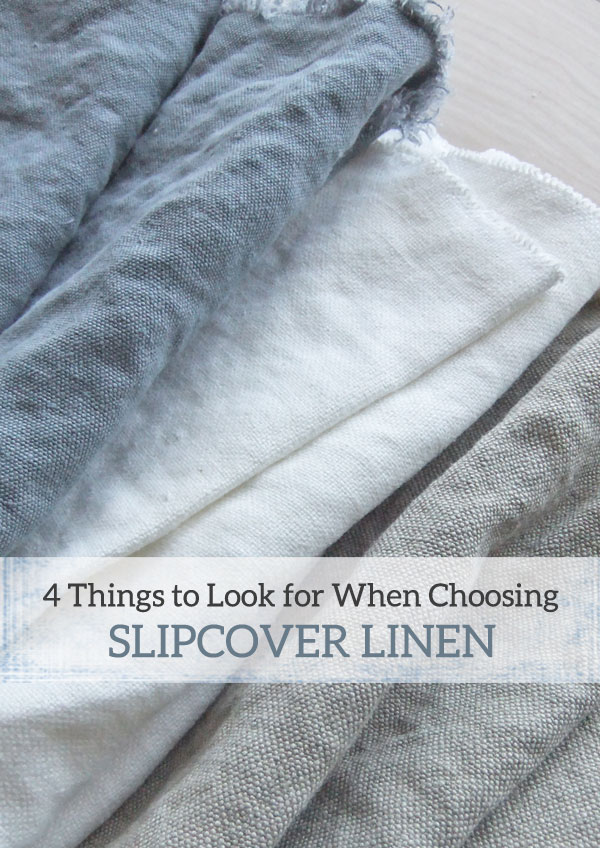 How to choose linen for slipcovers