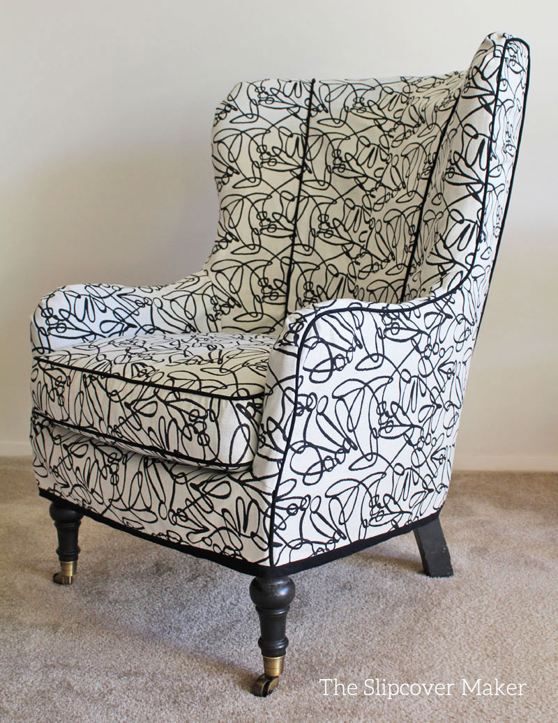 Artful Slipcover for Arhaus Wing Chair