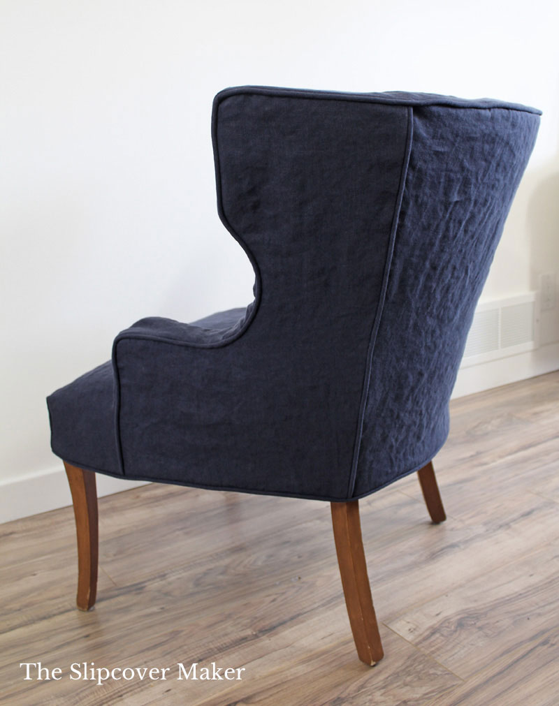 Channel Back Chair Slipcover