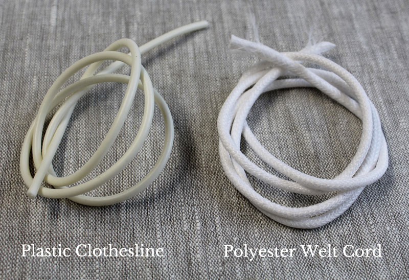 Poly Welt Cord vs Plastic Clothesline