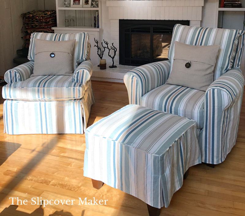 Bridgewater Stripe Replacement Slipcovers