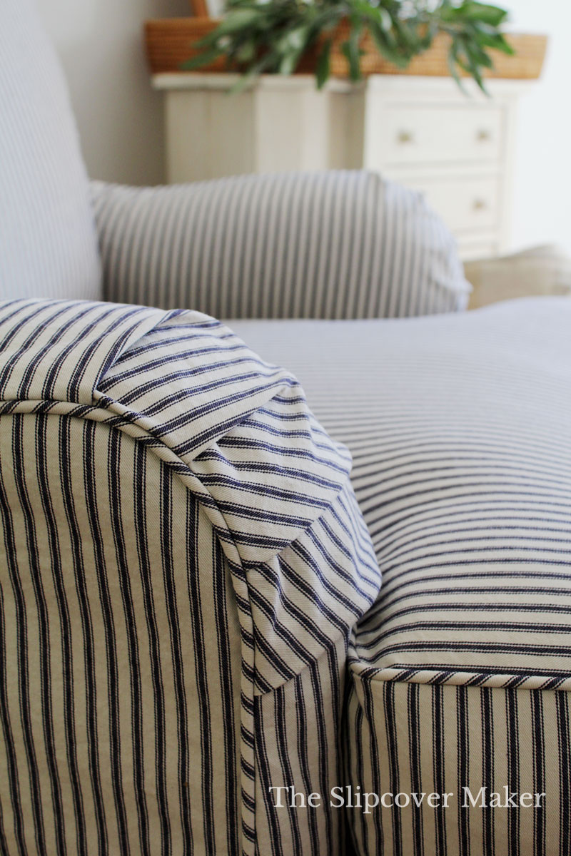 A Cotton Ticking That Works for Washable Slipcovers