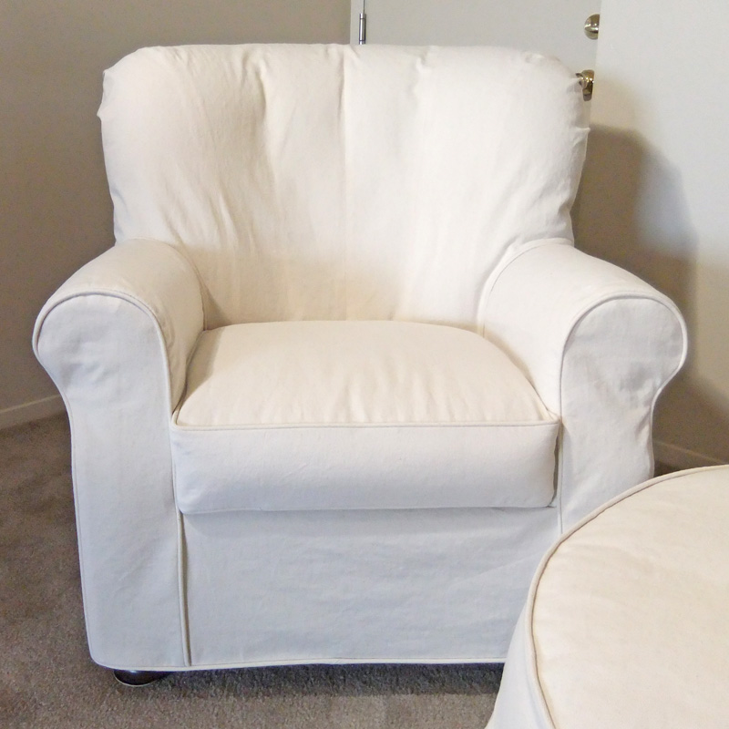 How-To Create a Fitted Slipcover for a Cushy Curvy Chair