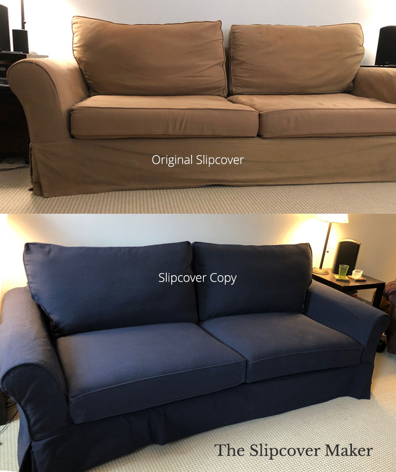 Navy Blue Canvas Sofa Slipcover Replacement