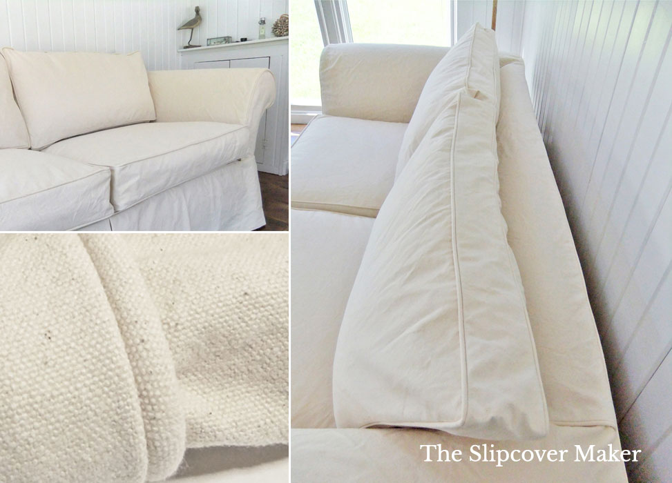 Durable Natural Duck Slipcover