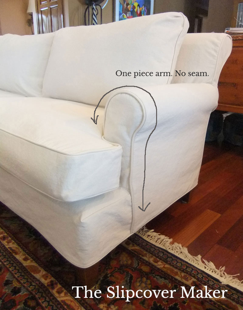 One arm sofa slipcover sale