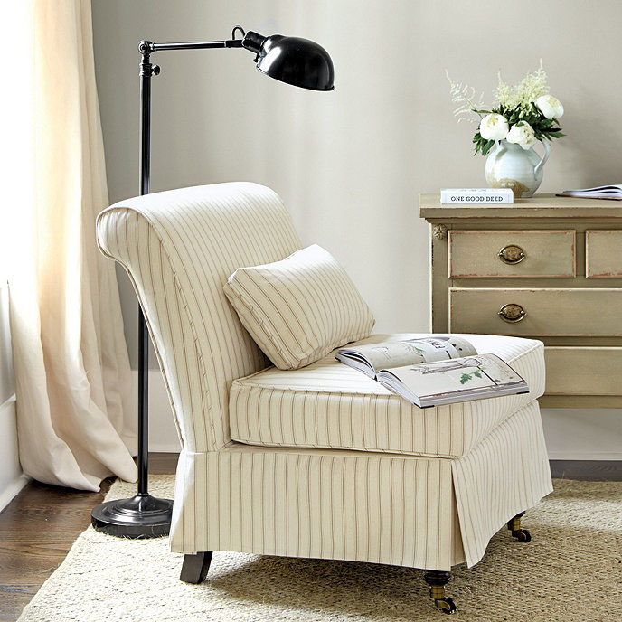 Pottery barn deals slipper chair