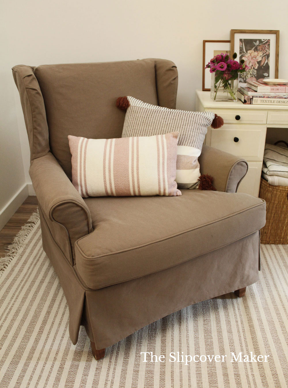 My Brown Slipcover Experiment