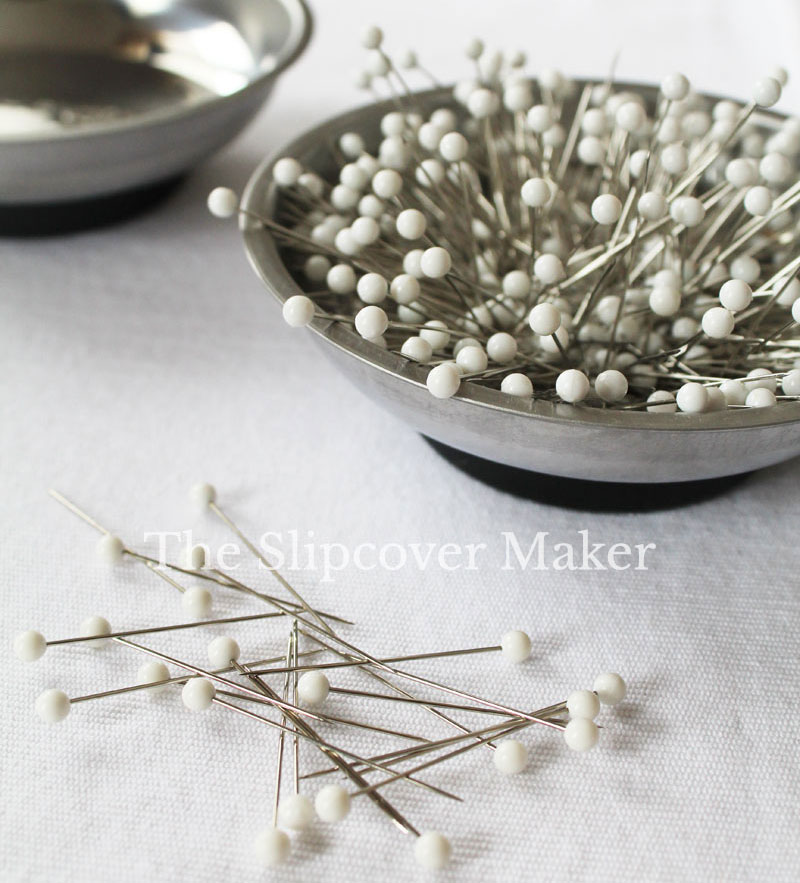 Pins for Slipcover Making