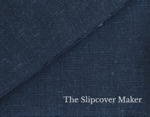Slipcover Cotton-Poly Canvas Indigo