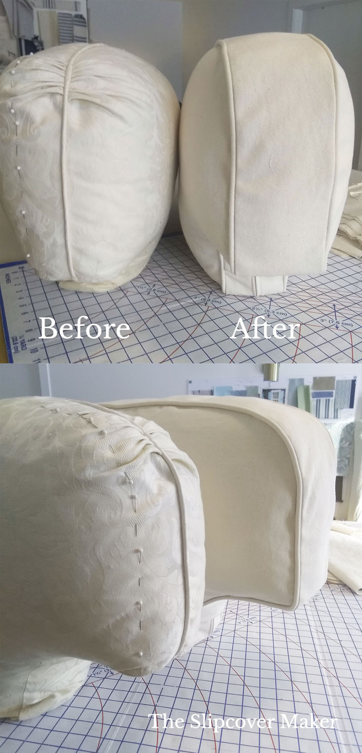 Cushion Makeover For Denim Sofa