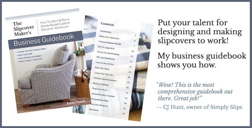 Business Ebook for Slipcover Makers