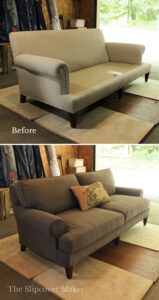 Canvas Slipcover for Lee Industries Sofa