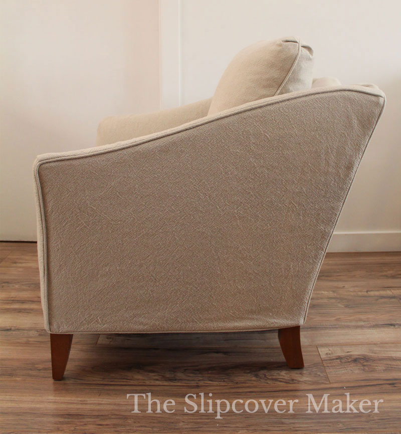 Sloped Arm Chair with Slipcover