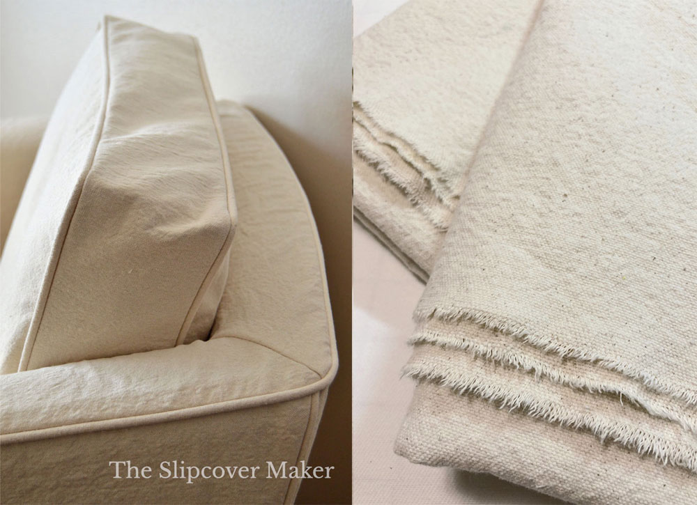 Chair Slipcover in Natural Canvas