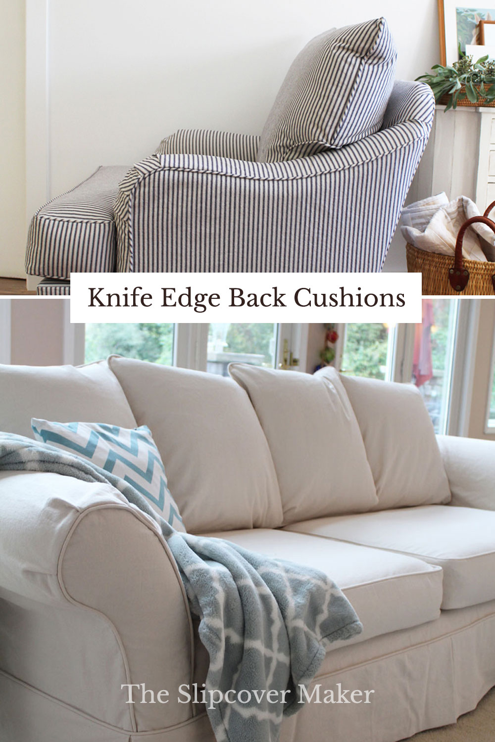 How To Sew Sofa Cushions (With A Piped Edge!)