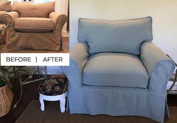 Cotton-Poly Canvas Slipcover Replacement