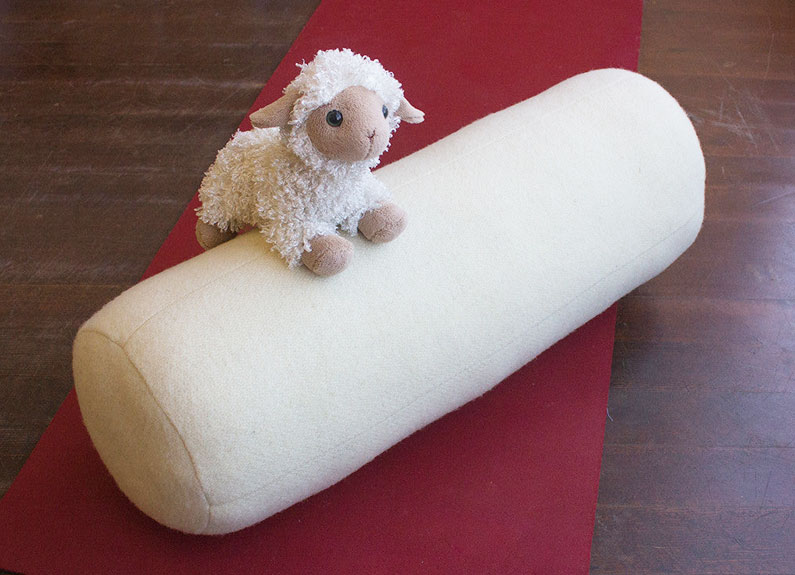 Bolster Pillow Insert, Cotton Cover, Polyester Fiberfill Non