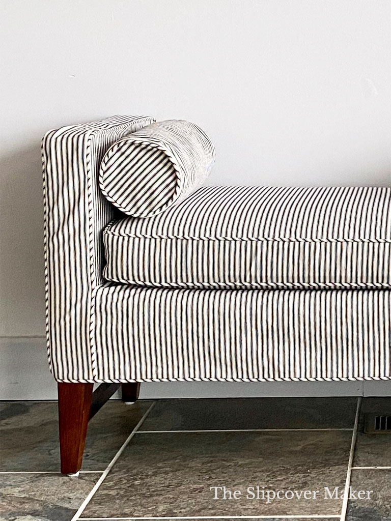 Tailored Slipcover for Loveseat with Attached Back – The Slipcover Maker