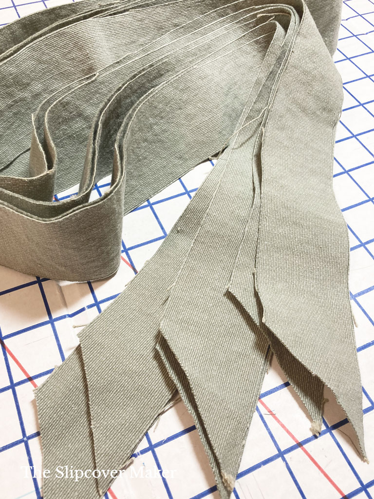 Slipcover Flange Hem Tutorial – The Slipcover Maker