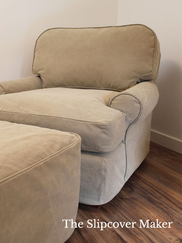 Rugged Stonewashed Canvas for Family-Friendly  Slipcovers