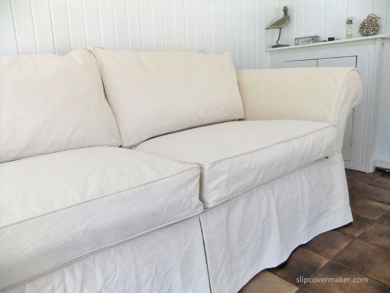 A Good Canvas for Casual Sofa Slipcovers