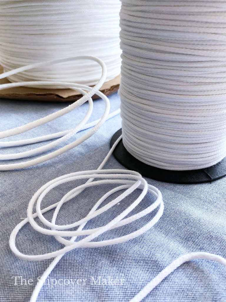 Spool of micro welt cord for making piping.